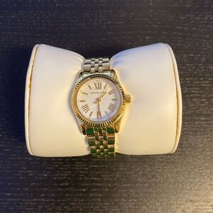 Michael Kors Women’s Petite Lexington Gold Tone Watch